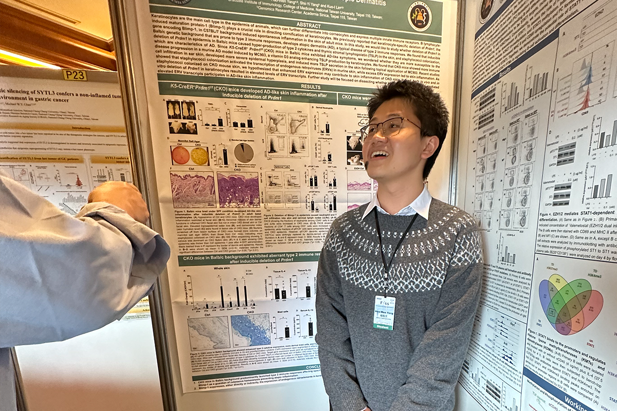 Hao-Wen Yang wins the FISS 2023 Best Poster Award