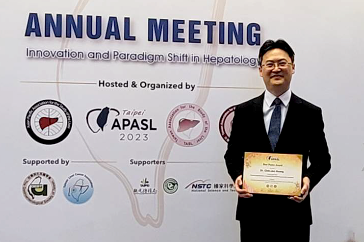 Dr. Chih-Jen Huang wins the Best Post of APASL 2023