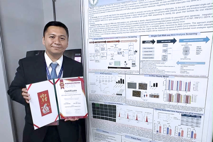 Lloyd Noriega Wins Outstanding Abstract Award at the 2025 International Conference on Advanced Biomedical Sciences