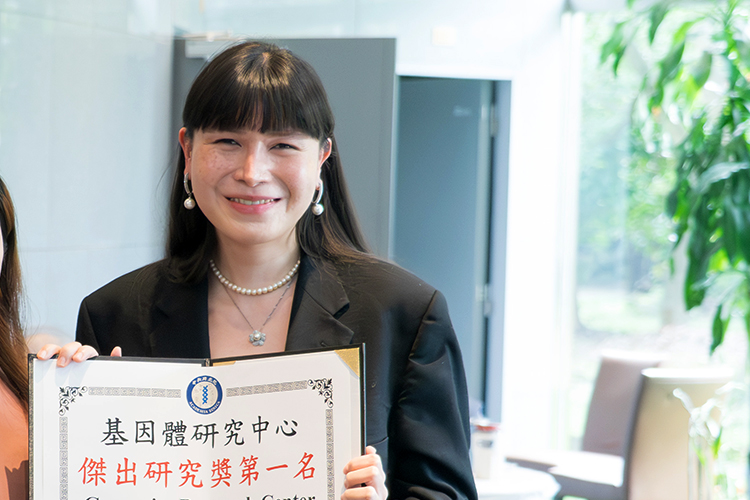 李宗璘實驗室馬喬伊榮獲中央研究院國際研究生學程博士生研究進步獎學金